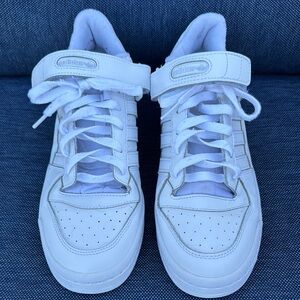 Adidas Kids White High-Top Sneakers